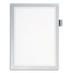 DURABLE Cadre d'affichage mural DURAFRAME NOTE format A4, adhésif repositionnable, coloris argent