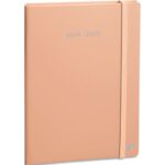 QUO VADIS Plan Note ML, 16 mois. Format 15x21 cm avec élastique PASTEL. Coloris Pêche