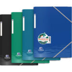 OXFORD Chemise 3 rabats à élastique OCEANIS RECYCLE en polypropylène 5/10e. Format A4. Coloris assortis