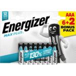ENERGIZER Blister de 6+2 MAX PLUS AAA 7638900437515
