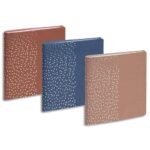 EXACOMPTA Semainier de bureau Eurotime 18 AMELIE, Janvier à Décembre, couv amo, 15x17 cm assortis