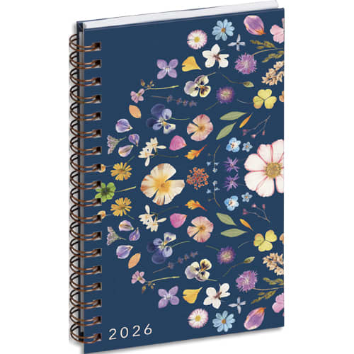 464436_d1-1.jpg EXACOMPTA Semainier de poche CHEMIN DES MARETTES Eurotime 16S Spiralé 16x9cm Janvier à Décembre Bleu – Image 1