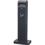 PROBBAX Cendrier Sur Pied 12,5L gris foncé