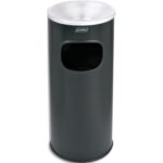 PROBBAX Borne cendrier ronde ECO 30L NOIR
