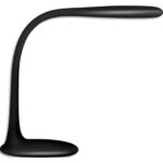 UNILUX Lampe LEDS Lucy en métal gainé élastomère, hauteur 39 cm, longueur bras 37 cm. Noir