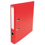 EXACOMPTA Classeur à levier PVC dos de 50mm rouge