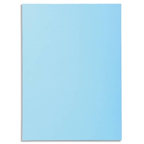 465185_d1.jpg EXACOMPTA Paquet de 100 sous-chemises SUPER 60 en carte 60 grammes coloris bleu clair – Image 1
