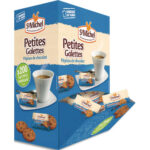 ST MICHEL Délicieuse petite galette aux pépites de chocolat. Boîte distrib 200 sachets indiv. 700 g