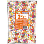 KREMA Confiseries aromatisées KREMA REGAL'AD nouvelle recette sans gélatine. Parfums assortis. Sachet 2kg