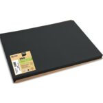 PRO NAPPE Barquette de 500 sets de table papier Tiss Lack, unis - Format 30x40 cm - Noir