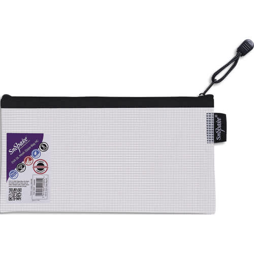 465374_d1-1.jpg SNOPAKE Pochette DL fourre-tout renforcée ''Eva Mesh'' Avec soufflet Fermeture zip métal – Image 1