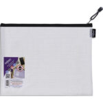 SNOPAKE Pochette A4 fourre-tout renforcée ''Eva Mesh'' Avec soufflet Fermeture zip métal