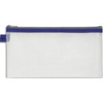 SNOPAKE Pochette DL fourre-tout renforcée ''Eva Mesh'' zip métal 3 coloris : jaune, bleu, rouge