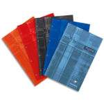 CLAIREFONTAINE Bloc Pupitre agrafé en-tête 160 feuilles format A4+ réglure Lignée. Coloris assortis