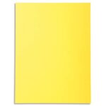 EXACOMPTA Paquet de 50 chemises FOREVER en carte 170g. Coloris jaune