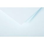 CLAIREFONTAINE Paquet de 20 enveloppes 120g POLLEN 11,4x16,2cm (C6). Coloris Bleu
