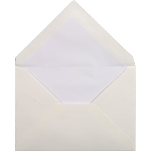 466952_d1-1.jpg LALO Paquet de 25 enveloppes gommées format C6 11,4X16,2cm. Coloris Blanc – Image 1