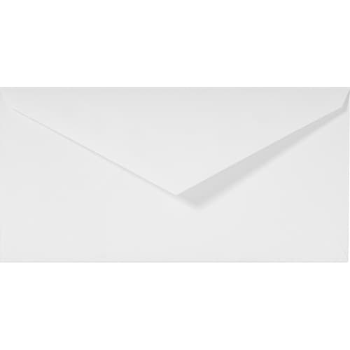 466954_d1-1.jpg LALO Paquet de 25 enveloppes gommées format DL 11x22cm. Coloris Blanc – Image 1