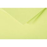 CLAIREFONTAINE Paquet de 20 enveloppes 120g POLLEN 11,4x16,2cm (C6). Coloris Vert bourgeon