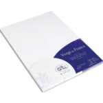 LALO Etui de 25 feuilles 210g Vergé 21x29,7cm. Coloris Extra Blanc