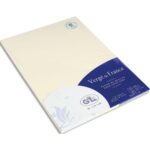 LALO Etui de 50 feuilles 100g Vergé 21x29,7cm. Coloris Ivoire