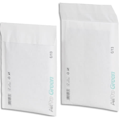 467124_d1-1.jpg AIR PRO GREEN Paquet de 100 pochettes de protection 100% papier 170X215 – Image 1