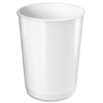 CEP Corbeille à papier Maxi 133 40 litres en polypropylène. Dimensions (Ø x h) : 38 x 49,5 cm. Blanche