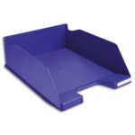 EXACOMPTA Corbeille à courrier Combo Maxi Office. Dim (l x h x p) : 22,5 x 10,3 x 34,7 cm. Bleu Nuit