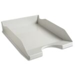 Corbeille à courrier ECO en polystyrène. Dimensions (l x h x p) : 25,5 x 6,5 x 34,5 cm. Gris