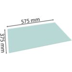 EXACOMPTA Sous-mains AQUAREL en carton rigide. Dimensions (l x p) : 57,5x37,5cm - Vert Pastel