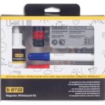 BI-OFFICE kit marqueur + spray + brosse pour tableau blanc magnétique KT1010