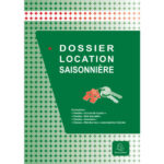 EXACOMPTA Dossier location saisonnière (non soumise à la loi du 6 juillet 1989) 48E