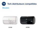 TORK Paquet de 6 Rouleaux Papier toilette Premium micro gaufré 2 plis 198 feuilles – Image 4