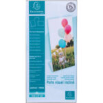 EXACOMPTA Porte-visuel incliné vertical format DL 1/3 A4 - Cristal 83058D