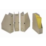 FAST Lot 10 Porte-revues Natural Line carton kraft 100% recyclé/recyclable. Format 33x25cm. Coloris kraft