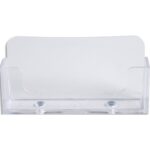 EXACOMPTA Porte-cartes de visite en polystyrène, 1 case, capacité : 50 cartes 8,5 cm max par case