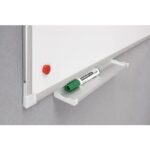 Tableau Blanc laqué magnétique, cadre aluminium, Format : L60 x H45 cm – Image 2