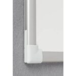 Tableau Blanc laqué magnétique, cadre aluminium, Format : L60 x H45 cm – Image 3