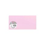 CLAIREFONTAINE Paquet de 25 Cartes Pollen 10,6x21,3cm Rose Dragée
