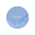 CLAIREFONTAINE Paquet de 25 cartes 210g POLLEN 16x16cm. Coloris Bleu lavande – Image 3