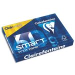 CLAIREFONTAINE Ramette de 500 feuilles papier Blanc SMART CLAIRALFA 60 grammes format A4 1929