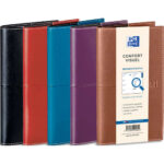 OXFORD Recharge pour agenda VOYAGE VISIO + 9X17 Cousu Janvier à décembre assorties