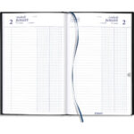 BREPOLS Agenda Jupiter Banquier 2 volumes Lima 27,5x17,6 relie janvier à juin et juillet à decembre noir