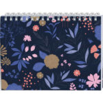 EXACOMPTA Hebdo malin Mini Labo 15x21 cm spiralé Non millésimé Bleu