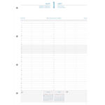 EXACOMPTA Recharge organiseur Exatime 29 journalier 21x29,7 cm perforé Janvier à Décembre