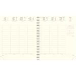 EXACOMPTA Recharge agenda Eurotime 18S 15x17 cm spiralé Janvier à Décembre