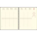 EXACOMPTA Recharge agenda Eurotime 22S 18,5x22,5 cm spiralé Janvier à Décembre