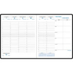 EXACOMPTA Recharge agenda Horizons 22 18,5x22,5 cm reliure brochée cousue Janvier à Décembre