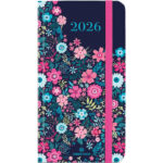 OBERTHUR Agenda Anahita 9,5x17,5cm emboîté Janvier à Décembre CHAMPETRE