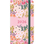 OBERTHUR Agenda Anahita 9,5x17,5cm emboîté Janvier à Décembre RETRO